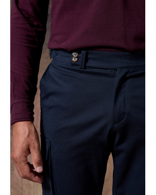PANTALON CARGO NYLON MARINO