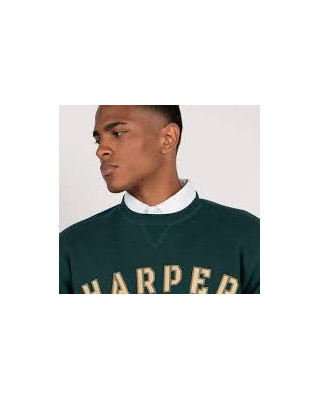 SUDADERA CREW-NECK RETRO GREEN